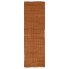 Afghanistan Kilim Runner Rug - Wool Orange Design - 94312
