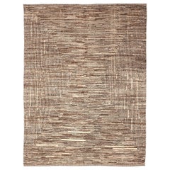 Tappeti Afghanistan Moroccan Area Rugs - Lana Marrone Avorio Design - 94344