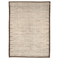 Tappeti Afghanistan Moroccan Area Rugs - Wool Ivory Design - 94355