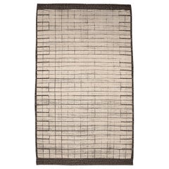 Afghanistan Marokkanische Teppiche - Wolle Braun Elfenbein Design - 94348