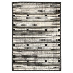Tappeti Afghanistan Moroccan Area Rugs - Lana Marrone Avorio Design - 94351