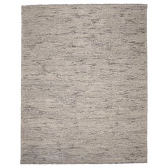 Indien Marokkanischen Bereich Teppiche - Wolle Brown Elfenbein Taupe Design - 94455