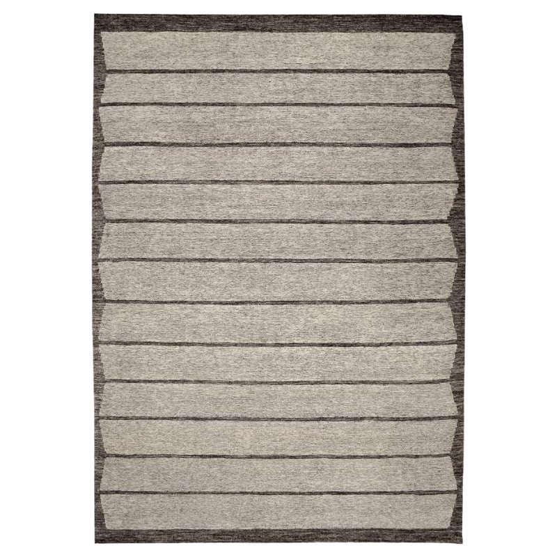 Indien Marokkanisch Over Size Teppich - Wolle Elfenbein Taupe Design - 94460