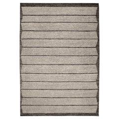 India Moroccan Over Size Rug - Wool Ivory Taupe Design - 94460