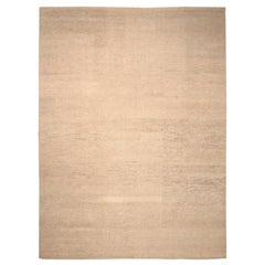India Moroccan Area Rugs - Wool Ivory Design - 94453