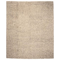 India Moroccan Area Rugs - Wool Ivory Taupe Design - 94467