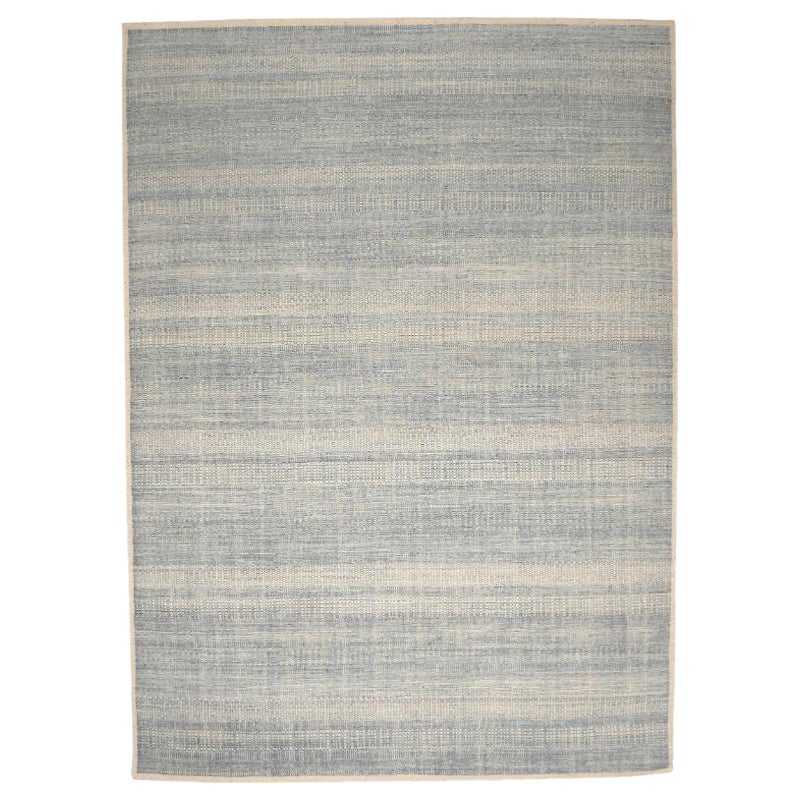 Tappeti India Moroccan Area Rugs - Lana Blue Ivory Design - 94471