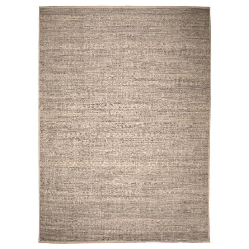 India Moroccan Over Size Rug - Wool Ivory Taupe Design - 94474