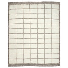 Tappeti India Moroccan Area Rugs - Wool Ivory Design - 94492