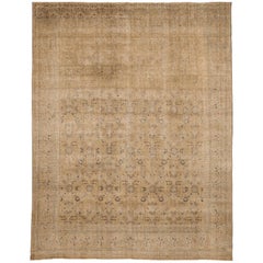 Persische Täbris-Teppiche - Wolle Taupe Design - 94548