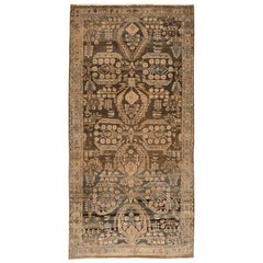Persian Malayer Area Rugs - Wool Brown Design - 94568