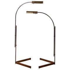 Early Pair of Cedric Hartman Floor Lamps 3