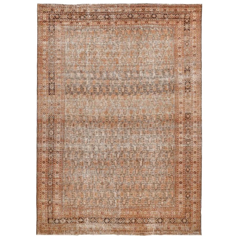 Persische Mahal-Teppiche - Wolle Elfenbeinrosa Design - 94557