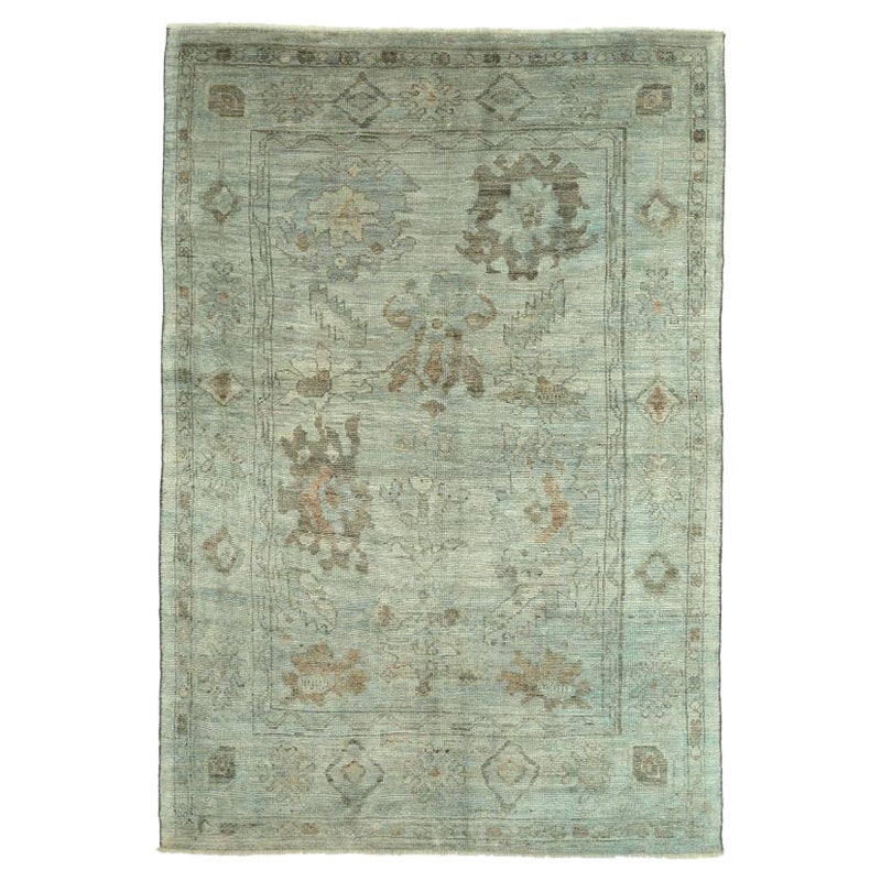 Tappeto Afghanistan Abadeh Small - Disegno in lana blu - 94614