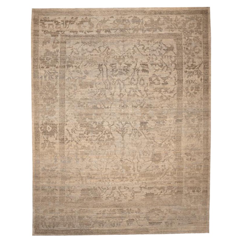 Tappeti Afghanistan Oushak - Lana Marrone Taupe Design - 94620