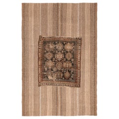 Tappeti Afghanistan Abadeh - Lana Marrone Taupe Design - 94632
