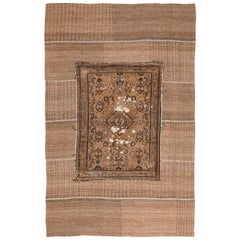 Afghanistan Abadeh Area Rugs - Wolle Brown Design - 94621