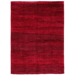 Tappeti per l'area Afghanistan Abadeh - Design rosso in lana - 94641