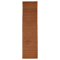 Tappeto Afghanistan Abadeh Runner - Disegno in lana marrone - 94623