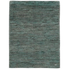 Tappeti per l'area Afghanistan Abadeh - Disegno in lana blu marrone - 94643