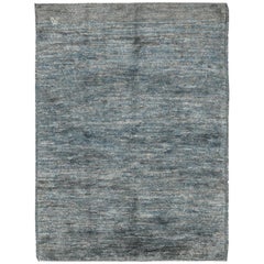 Tappeti per l'area Afghanistan Abadeh - Disegno in lana blu grigio - 94645
