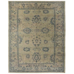 Sultanabad-Teppiche aus Afghanistan - Wolle in Grün mit grünem Design - 95803