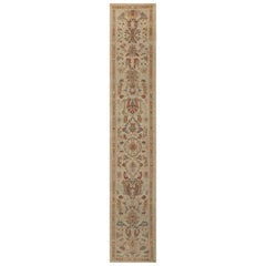 Afghanistan Sultanabad Läufer Teppich - Wolle Elfenbein Design - 95827