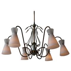 Italian Chandelier in the Style of Guglielmo Ulrich 2