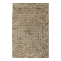 Tappeto Afghanistan Sultanabad Rugs - Lana Marrone Avorio - 95843