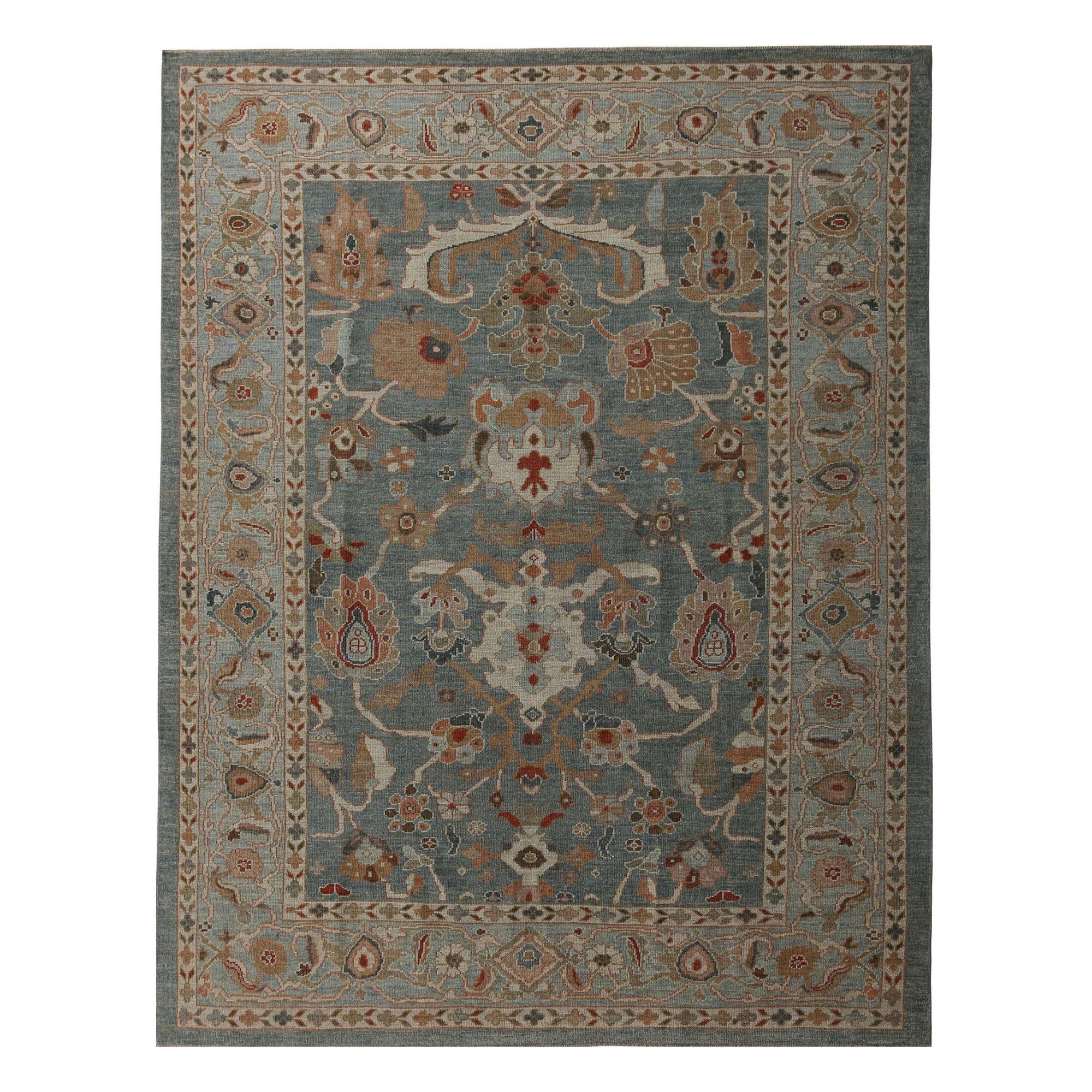 Sultanabad-Teppiche aus Afghanistan - Wolle in Grau mit Muster - 95869