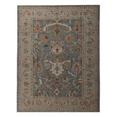 Sultanabad-Teppiche aus Afghanistan - Wolle in Grau mit Muster - 95869