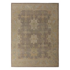Tappeti Afghanistan Oushak - Lana Marrone Disegno Terracotta - 95846