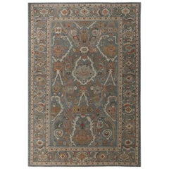 Sultanabad-Teppiche aus Afghanistan - Wolle in Grau mit Muster - 95873
