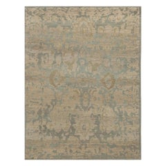 Tappeti Afghanistan Oushak - Disegno in lana blu marrone avorio - 95916