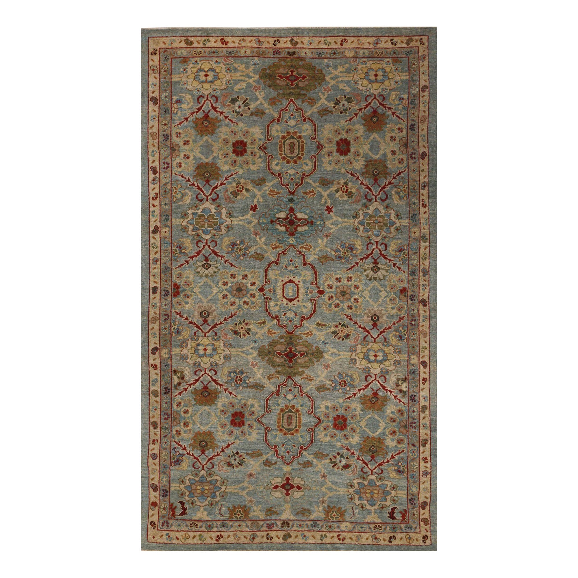 Sultanabad Kleiner Teppich aus Wolle in Blau aus Afghanistan Sultanabad - 95977