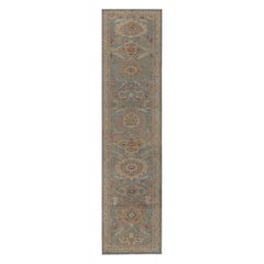 Sultanabad-Läufer aus Afghanistan in Sultanabad - graues Wolldesign - 95990