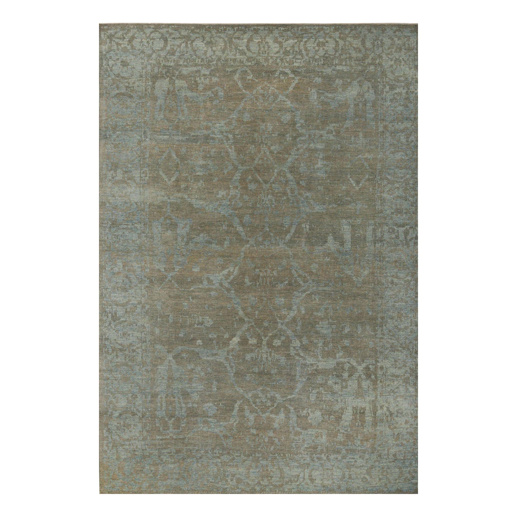 Afghanistan Sultanabad Area Rugs - Wool Brown Gray/silver - 95945