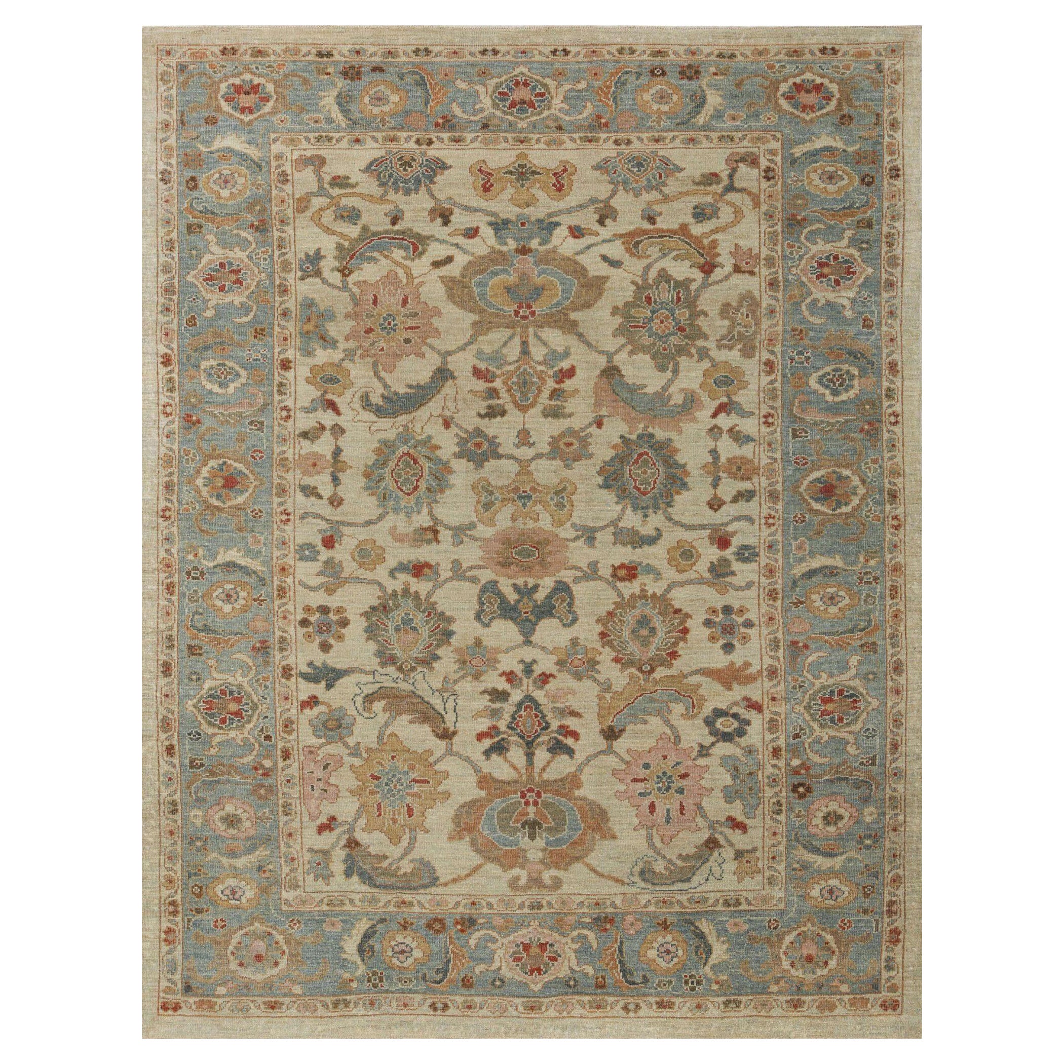 Afghanistan Sultanabad Area Rugs - Wolle Elfenbein Design - 95946