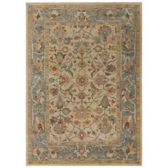 Tapis d'Afghanistan Sultanabad - Design en laine ivoire - 95950