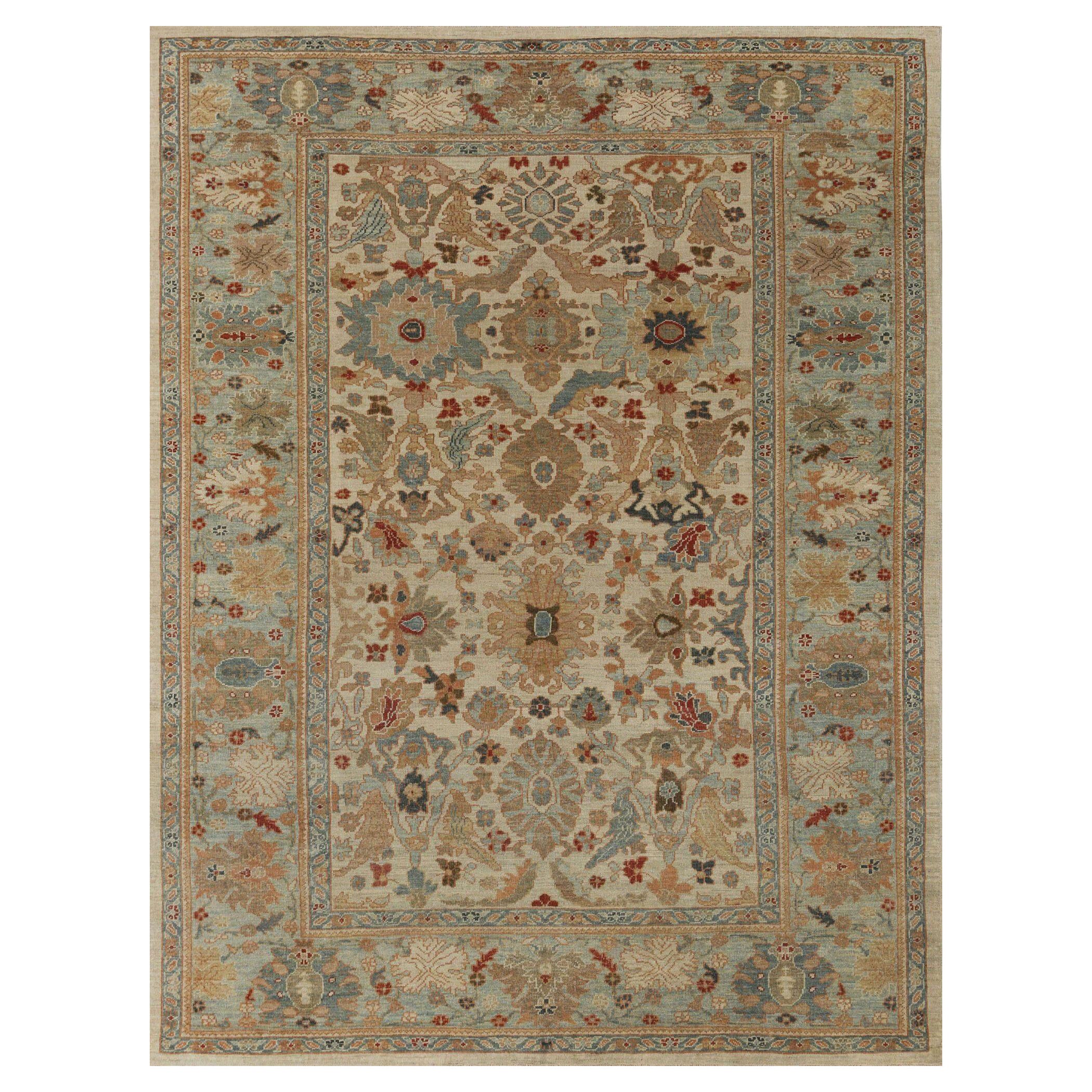 Afghanistan Sultanabad Area Rugs - Wolle Elfenbein Design - 95951