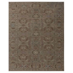 Afghanistan Sultanabad Over Size Rug - Wool Brown Design - 96033