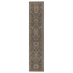 Afghanistan Sultanabad Läufer Teppich - Wolle Brown Design - 96015