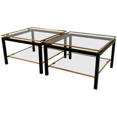Pair of Mid-Century Modern Coffee Tables in the Style of Guy Lefevre