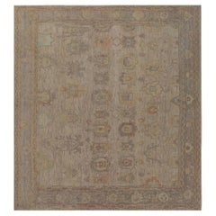 Tappeto Afghanistan Oushak - Lana Marrone Taupe Design - 96018