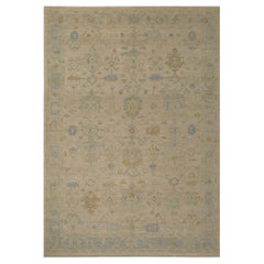 Tappeti Afghanistan Oushak - Design in lana e avorio - 96024
