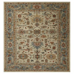 Tapis d'Afghanistan Sultanabad - Design en laine ivoire - 96086