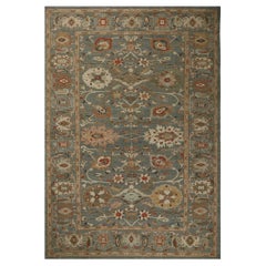 Tapis d'Afghanistan Sultanabad - Design gris en laine - 96116