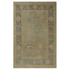 Tappeti Afghanistan Oushak - Lana Marrone Verde Avorio Giallo - 96139