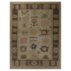 Tappeti Afghanistan Oushak - Design in lana e avorio - 96195