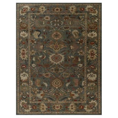 Tapis Sultanabad surdimensionné en laine grise - 96201